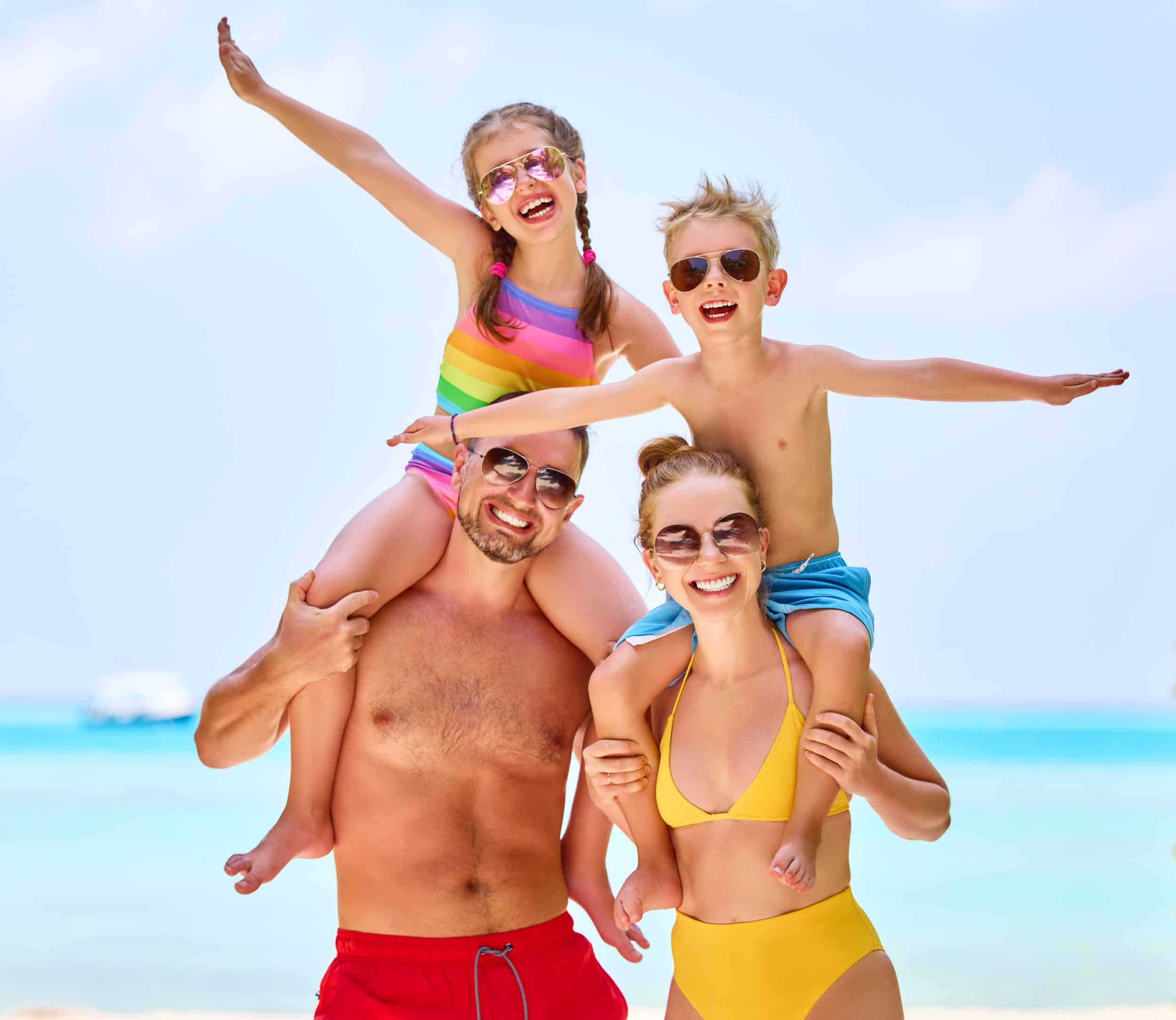 family with sunglasses 2